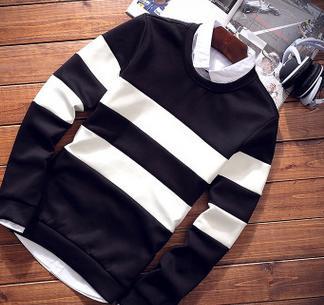Men's Double Stripe Pullover - TrendSettingFashions 