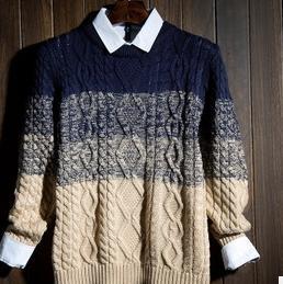 Men's Thick Recreational Sweater - TrendSettingFashions 