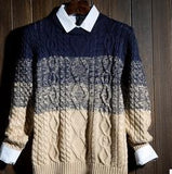 Men's Thick Recreational Sweater - TrendSettingFashions 