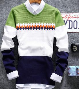 Men's Stylish Striped Sweater - TrendSettingFashions