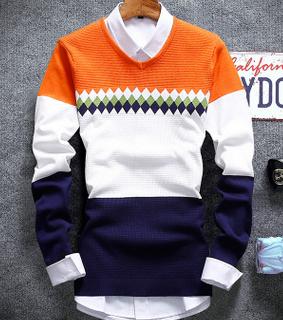 Men's Stylish Striped Sweater - TrendSettingFashions