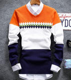 Men's Stylish Striped Sweater - TrendSettingFashions 