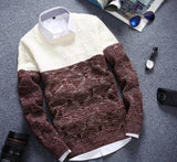 Men's 2 Tone Sweater - TrendSettingFashions 