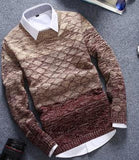 Men's 2 Tone Sweater - TrendSettingFashions 