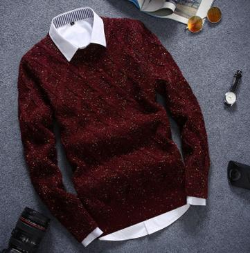 Men's 2 Tone Sweater - TrendSettingFashions 