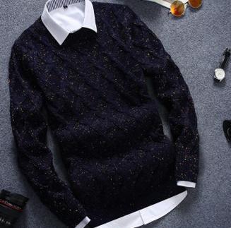 Men's 2 Tone Sweater - TrendSettingFashions 