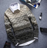 Men's 2 Tone Sweater - TrendSettingFashions 