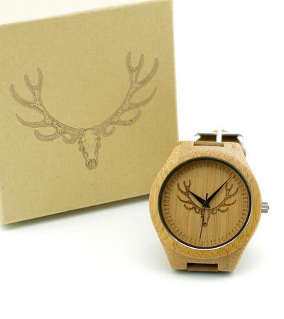 Men's Buck Engraved Watch - TrendSettingFashions 