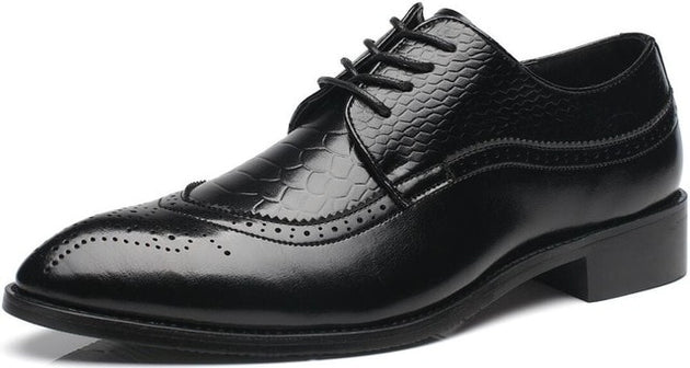 Men's Brogue Carved Breathable Shoes Up To Size 13 - TrendSettingFashions 