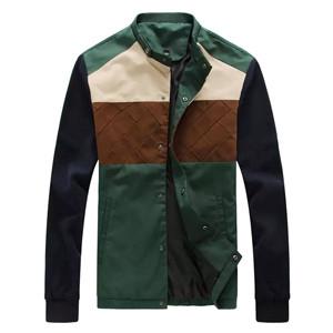 Men's Patchwork Fashion Jacket - TrendSettingFashions 