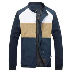 Men's Patchwork Fashion Jacket - TrendSettingFashions 