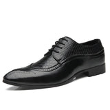 Men's Retro Carved British Style Dress Shoes - TrendSettingFashions 