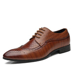 Men's Retro Carved British Style Dress Shoes - TrendSettingFashions 