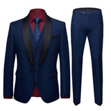 Men's Color Matching 3pcs Suit Up To 4XL In 8 Colors! - TrendSettingFashions 
