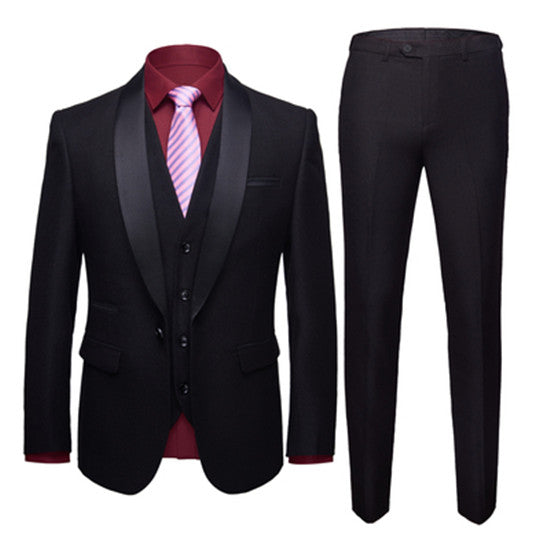 Men's Color Matching 3pcs Suit Up To 4XL In 8 Colors! - TrendSettingFashions 