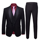 Men's Color Matching 3pcs Suit Up To 4XL In 8 Colors! - TrendSettingFashions 