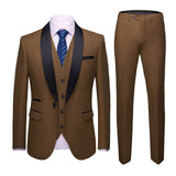 Men's Color Matching 3pcs Suit Up To 4XL In 8 Colors! - TrendSettingFashions 