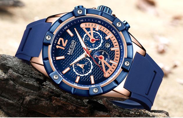 Men's Chronograph Quartz Wrist Watch - TrendSettingFashions 
