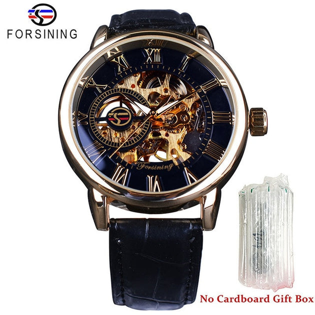 Mechanical Skeleton Dress Watch In 9 Colors - TrendSettingFashions 