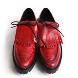 British Style Brogue Tassel Shoes - TrendSettingFashions 