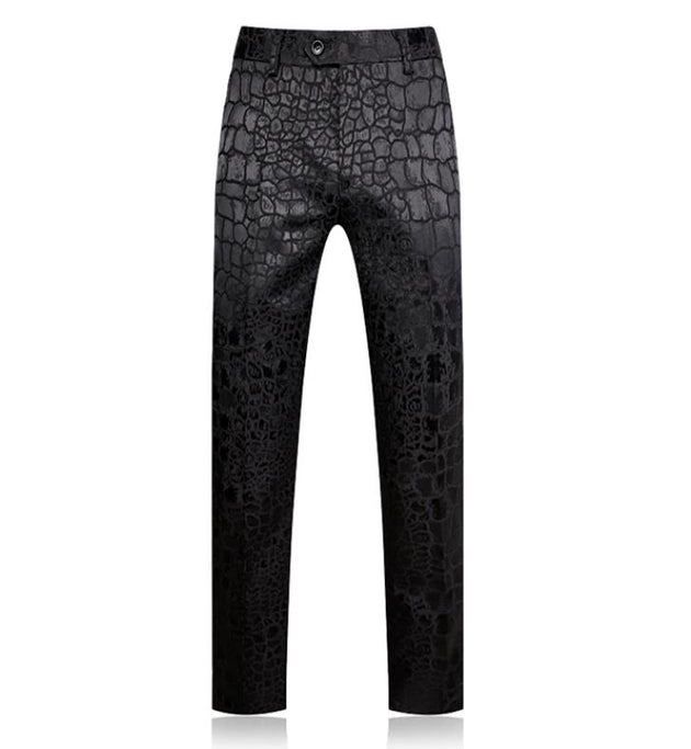 Men's Crocodile Pattern 2 Pc Suit Up To 6XL - TrendSettingFashions 