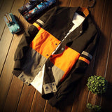 Men's Patchwork Jacket - TrendSettingFashions 