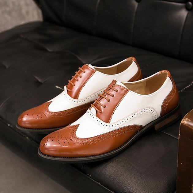 Men's Vintage Formal Dress Shoes - TrendSettingFashions 