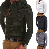 Men's Knitted Pullover Sweater Up To Size 3XL - TrendSettingFashions 
