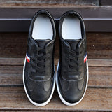 Men's Canvas Casual Brogue Street Shoes - TrendSettingFashions 