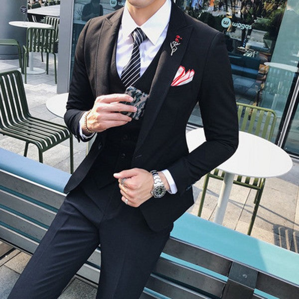 Men's 3pc Suit Up To 2XL - TrendSettingFashions 