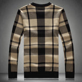 Men's Thick Plaid Pullover - TrendSettingFashions 
