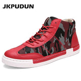 Men's Camouflage Luxury High Tops - TrendSettingFashions 