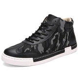 Men's Camouflage Luxury High Tops - TrendSettingFashions 