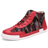 Men's Camouflage Luxury High Tops - TrendSettingFashions 