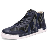 Men's Camouflage Luxury High Tops - TrendSettingFashions 