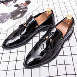 Men's Tassel Pointed Dress Shoe Up To Size 12.5 - TrendSettingFashions 