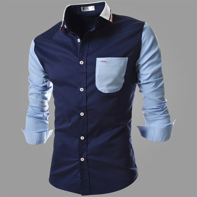Men's Fashion Pocket Shirt - TrendSettingFashions 