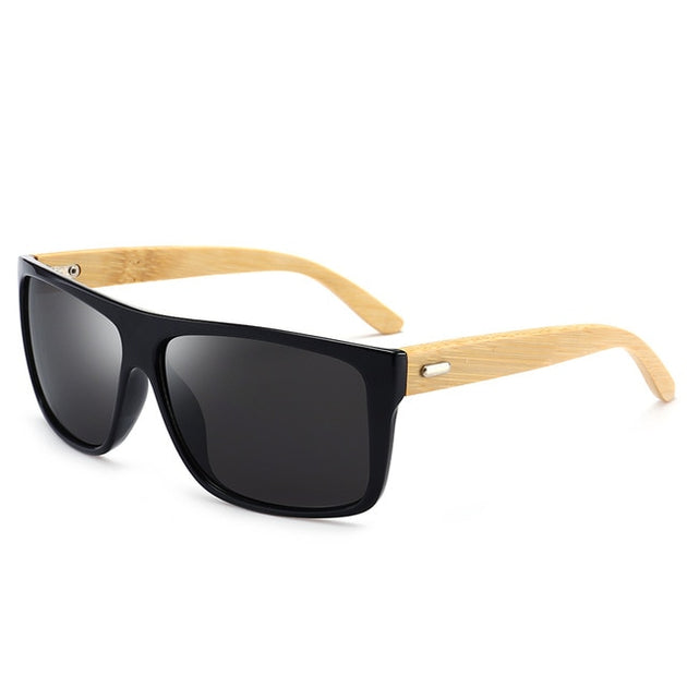 Men's Retro Wood Sunglasses - TrendSettingFashions 