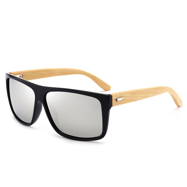 Men's Retro Wood Sunglasses - TrendSettingFashions 