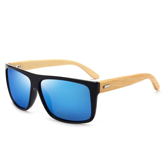 Men's Retro Wood Sunglasses - TrendSettingFashions 