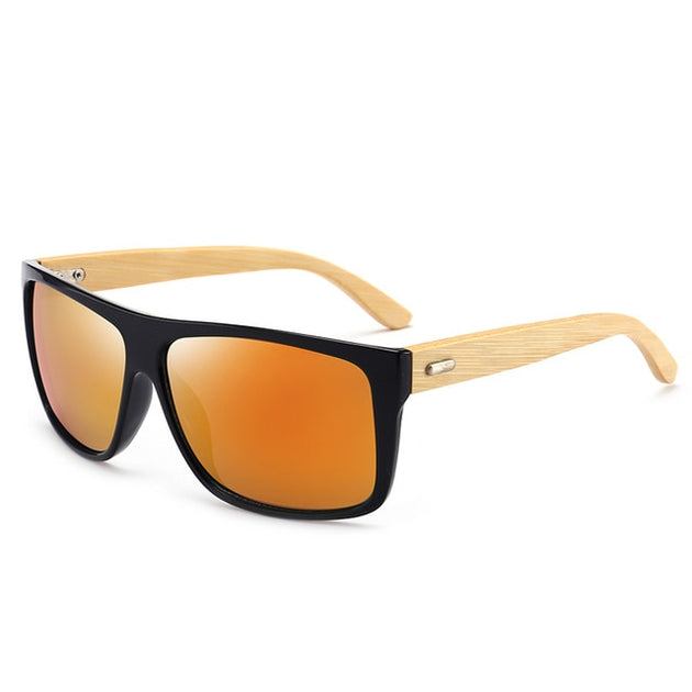 Men's Retro Wood Sunglasses - TrendSettingFashions 