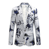 Men's Fashion Print Blazer - TrendSettingFashions 