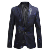 Men's Fashion Print Blazer - TrendSettingFashions 