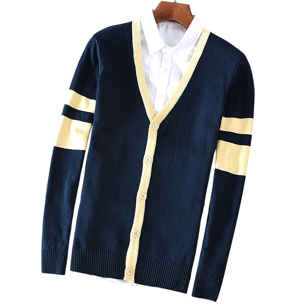 Men's Classic V-neck Sweater - TrendSettingFashions 