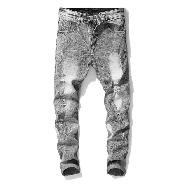 Men's Vintage Distressed Jeans Up To Size 42 - TrendSettingFashions 