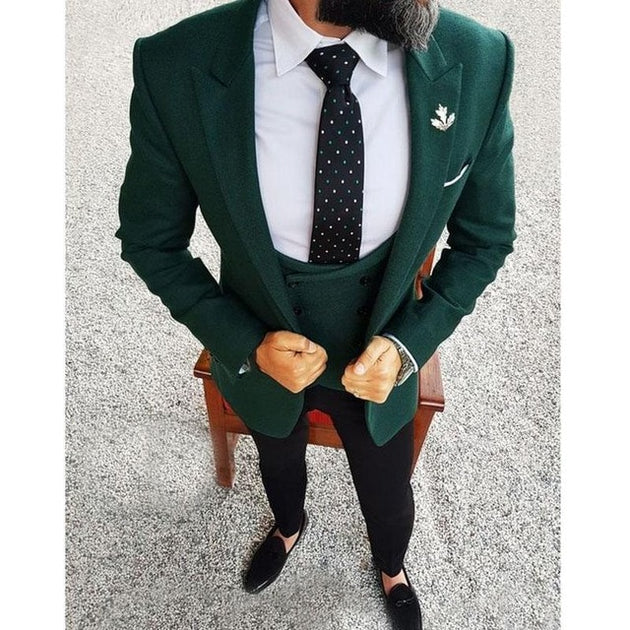 Men's Elegant 3 Piece Suit Up To 4XL - TrendSettingFashions 