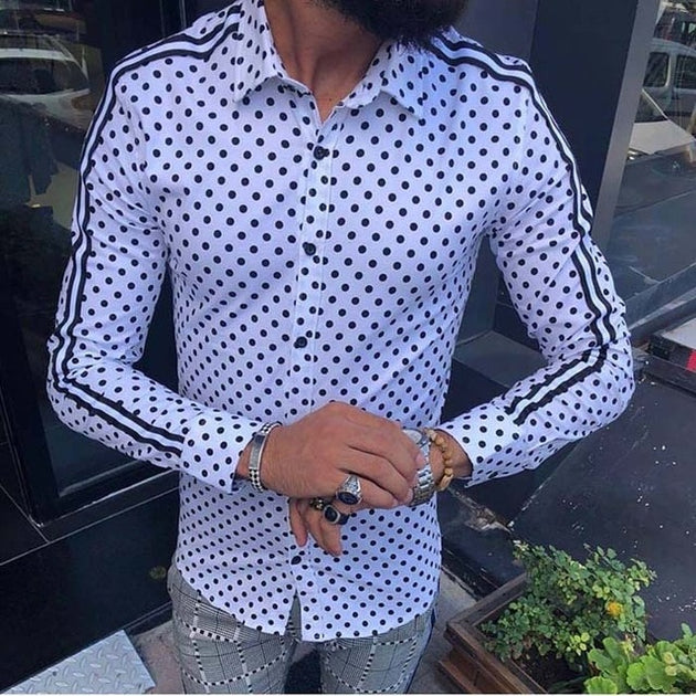 Men's Sleek Dress Shirt - TrendSettingFashions 