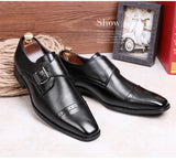 Men's Buckle Business Dress Shoes Up To Size 10.5 - TrendSettingFashions 