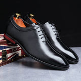 Men's Luxury Business Lace Up Shoe Up To Size 13 - TrendSettingFashions 
