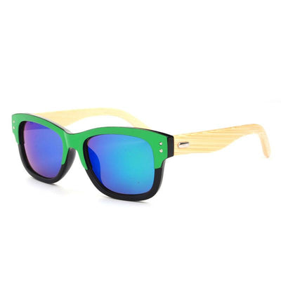 Men's 2 Color Bamboo Sunglasses In 6 Color Options - TrendSettingFashions 